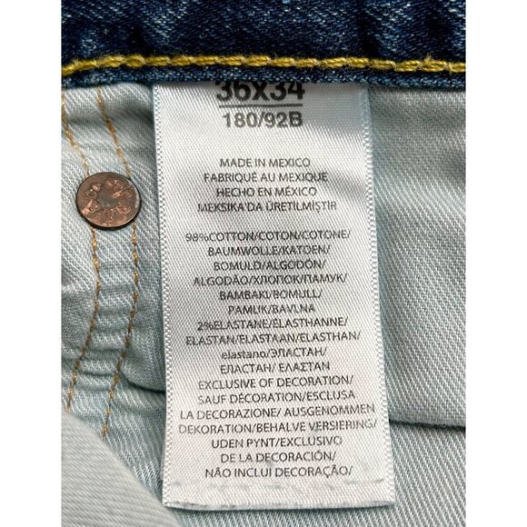 Polo Ralph Lauren Men's Varick Slim Straight Jeans Classic Indigo Wash Sz 36 x 3 - Picture 9 of 11